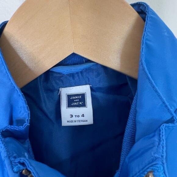 Janie And Jack Weekend Best Boys MOCK NECK JACKET. Sz 3-4 - Picture 4 of 7
